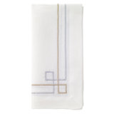 Link Embroidered Linen Napkin