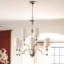 Reichman 9 - Light Shaded Chandelier
