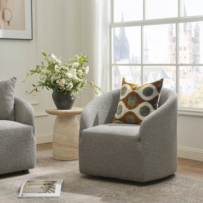 Fauteuil demi-tonneau pivotant 32 po
