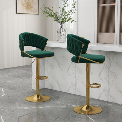 Christal Height Adjustable Swivel Bar Stool