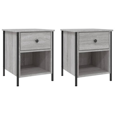 Litvak 40cm W Iron Bedside Table