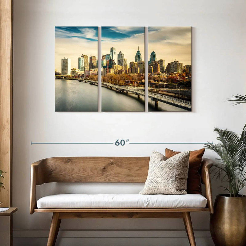 Silhouette de Philadelphie, Adelene, H 28 po x l 45 po