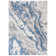 Tapis gris / bleu Tristan