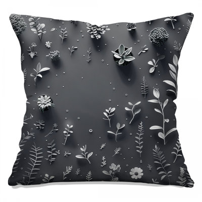 Coussin Succulent, oreillers floraux à double face