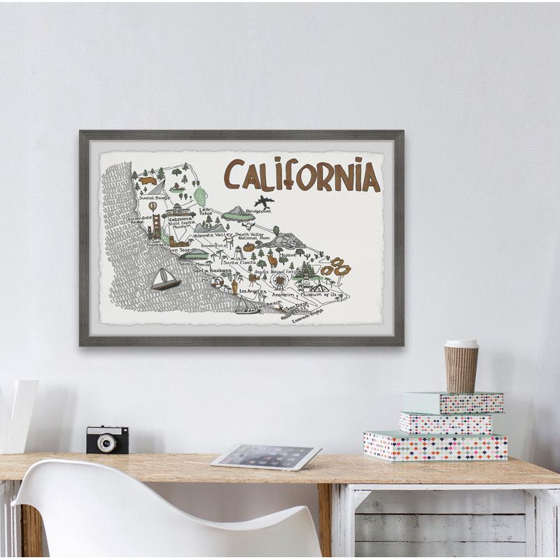 "Ultimate California Roadtrip III" par - cadre photo, impression, H 20 po x l 30 po x P 1,5 po