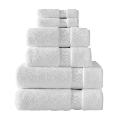 Modbury 6 Piece Turkish Cotton Towel Set by SaaSoh