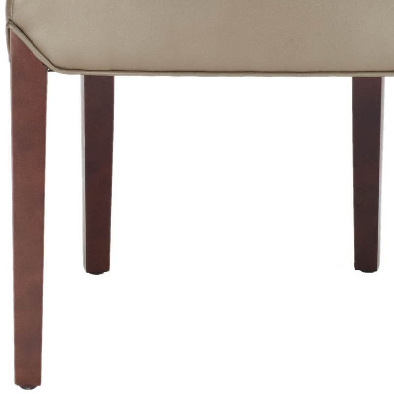 Chaise d'appoint rembourrée Ken, Brun pâle