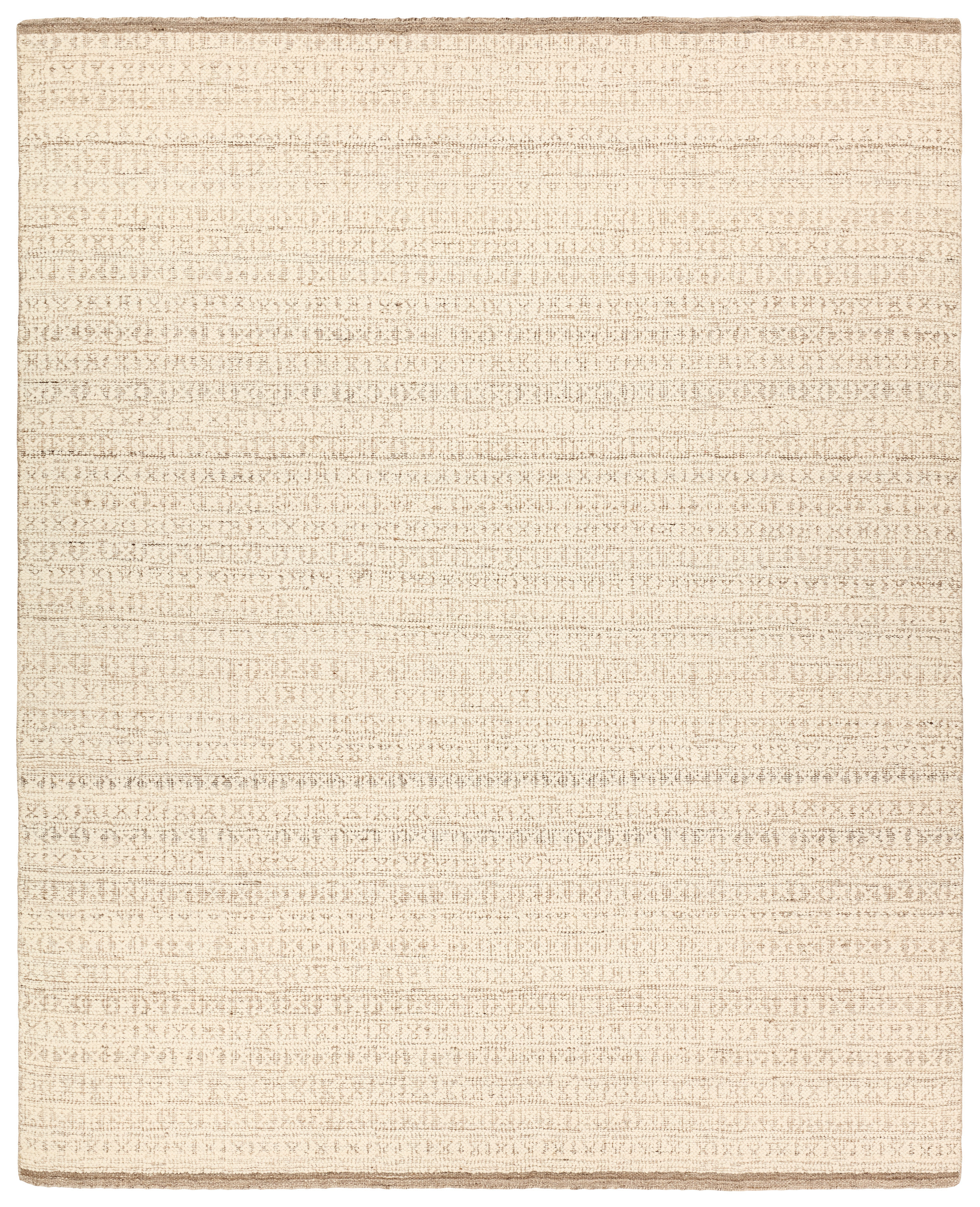 Hokku Designs Freda ELZ02 Handmade Solid Ivory Area Rug | Wayfair