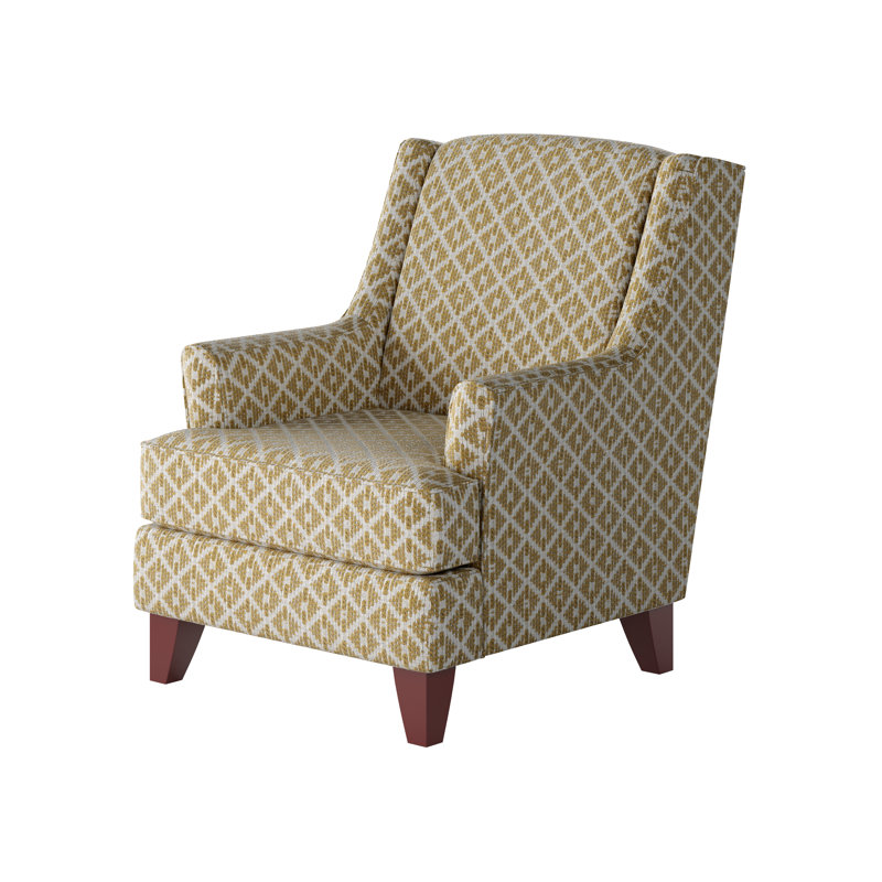 Venton 32" W Wingback Chair, Owen Straw Polyester