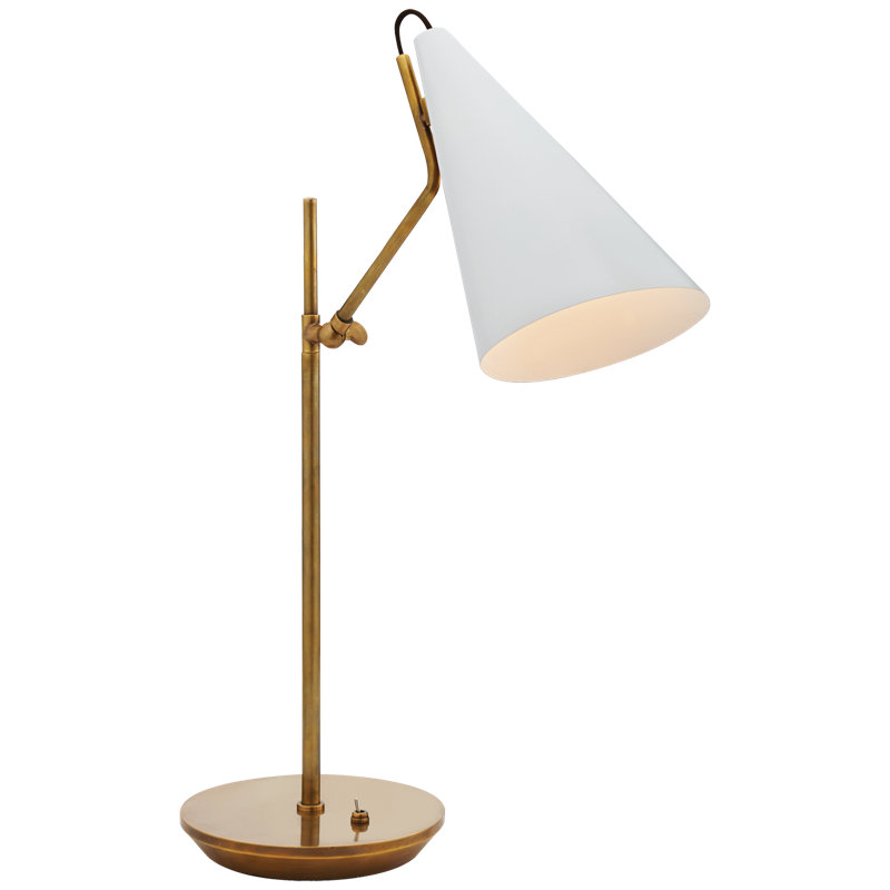 AERIN Clemente Table Lamp, Plaster White