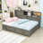 Versatile Wooden Daybed with Built-In Storage Drawers, USB Ports and Pushable Top Shelf-1418433025-1418433026