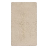 Vintage Turkish Tulu Rug, Beige Wool With Soft Pile - Rug & Kilim