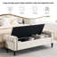 Banc de rangement rembourré 66,9 po-459562687