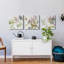 Sweet Petals and Leaves III - Ensemble de 3 peintures sur toile tendue-517261719
