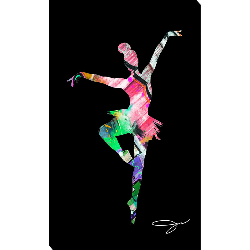 « dancer iv »-reproduction sur toile tendue, H 30 po x l 18 po