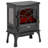 25.5 Inch Freestanding Electric Fireplace Heater 1500W Adjustable Flames Remote