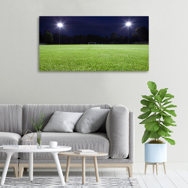 Football Turf - No Frame Print on Canvas