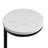 Round Accent Table With Metal Leg