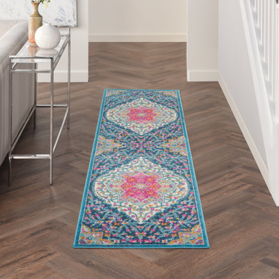 Tapis oriental bleu / rose Verda