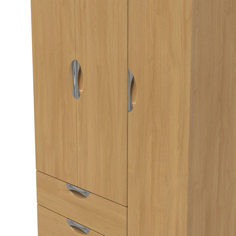 Bhodhini Manufactured Wood Wardrobe