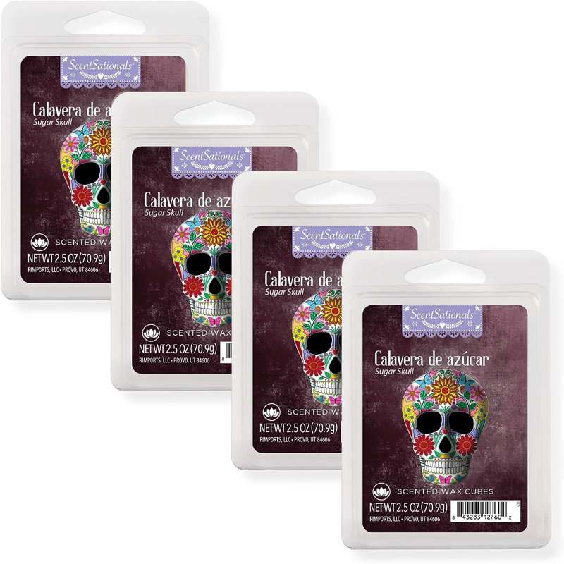 ScentSationals Calavera de Azucar Waxes 4 PC