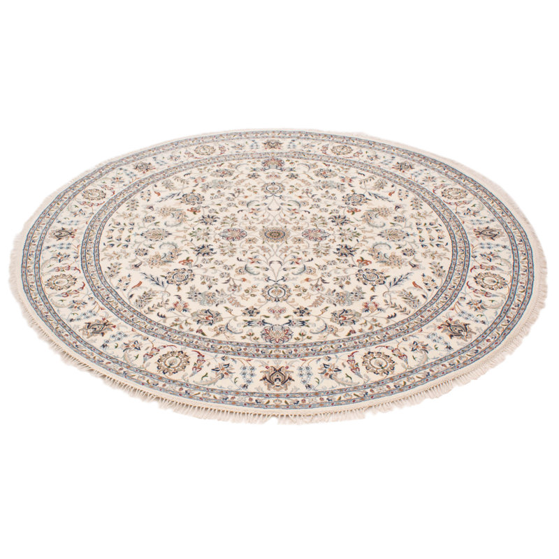 Tapis crème unique de 8 pi 4 po x 8 pi 4 po