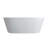 63" Freestanding Solid Surface Soaking Bathtub