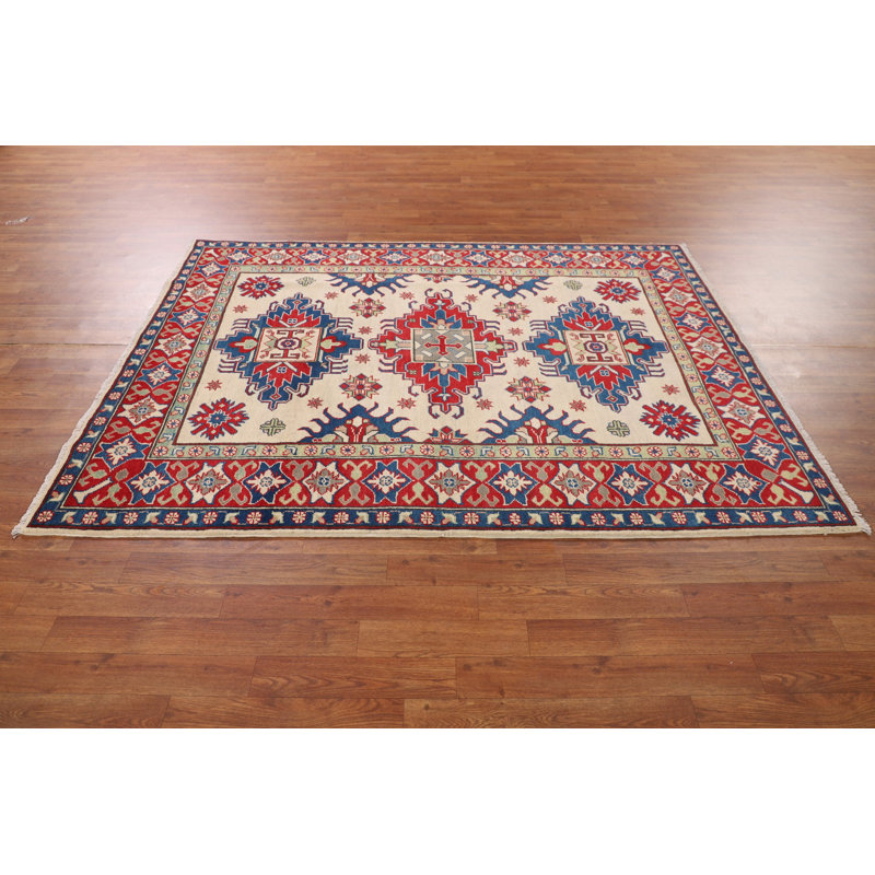 Tapis oriental fait à la main Kazak 5