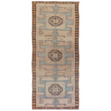 Vintage Turkish Village Rugs One-of-a-Kind Runner 4'8" X 10'11" Area Rug
