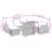 Vidaxl Garden Sofa Set Grey, Dark Grey