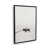 Satin Black Floater Framed