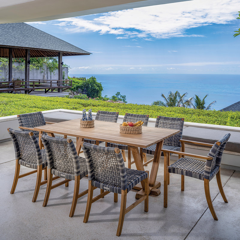 Catherine Teak Patio Dining Side Chair