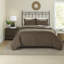 Ensemble de literie pour lit double réversible en microfibre de style rustique