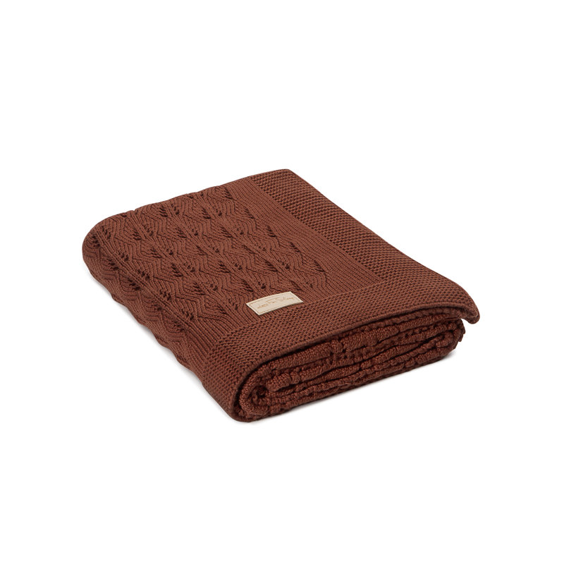 Cotton Baby Blanket, Bronze