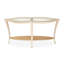 Malibu Crest 61'' W Glass Console Table
