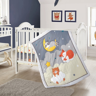 Kameron 3 - Piece Crib Bedding Set