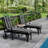 72" x 22" Outdoor Chaise Lounge Cushion with Ties and Loop-1239056431