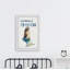 «Shirley Mermaid Crossing Back», art encadré-1501088422