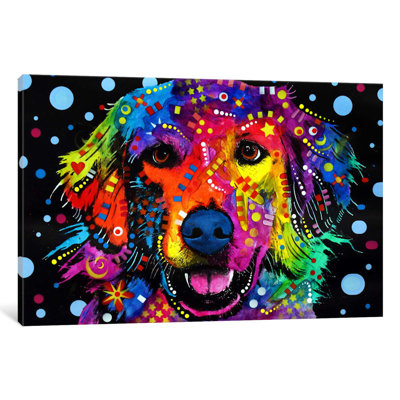 Golden Retriever by Dean Russo - Print on Canvas