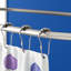 Anneaux de rideau de douche à roulettes en métal Wayfair Basics-1867654514