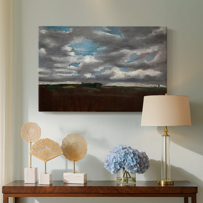 John Constable "Cloud Study" - Art mural sur toile tendue de qualité musée, 32 x 48