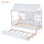 Lit simple avec lit gigogne simple