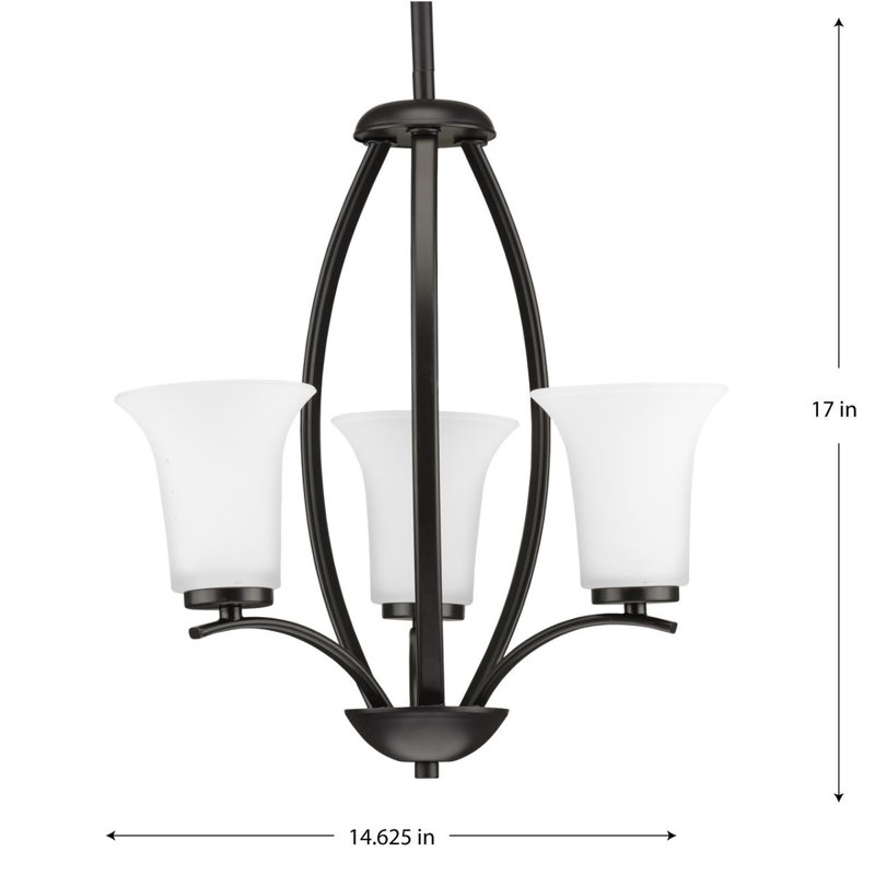 Jilliann 3 - Light Dimmable Classic / Traditional Chandelier