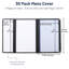 Paquet de 30 couvercles de menu de restaurant WeChef 8,5 x 11 po 5 pages 10 et 4,25 x 11 po liste de vin-118010575