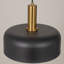 Ratcliff - luminaire suspendu 1 lumière - noir / laiton brossé