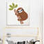 «Brown Sloth», peinture sur toile tendue-1586949657