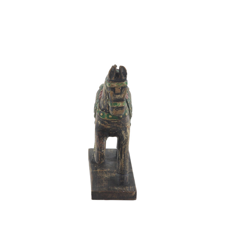 Figurine de bois traditionnel cheval Valez