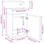 Single Bathroom Vanity with Ceramic Basin-1750521408