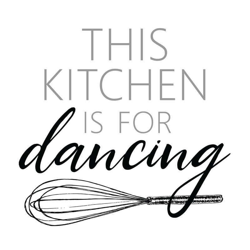 Kitchen Dancing Whisk - Wrapped Canvas Print, 122cm H x 122cm W x 3.8cm D