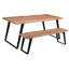 Table de salle à manger Brooklawn Sheesham-343471590-343471591-343608466